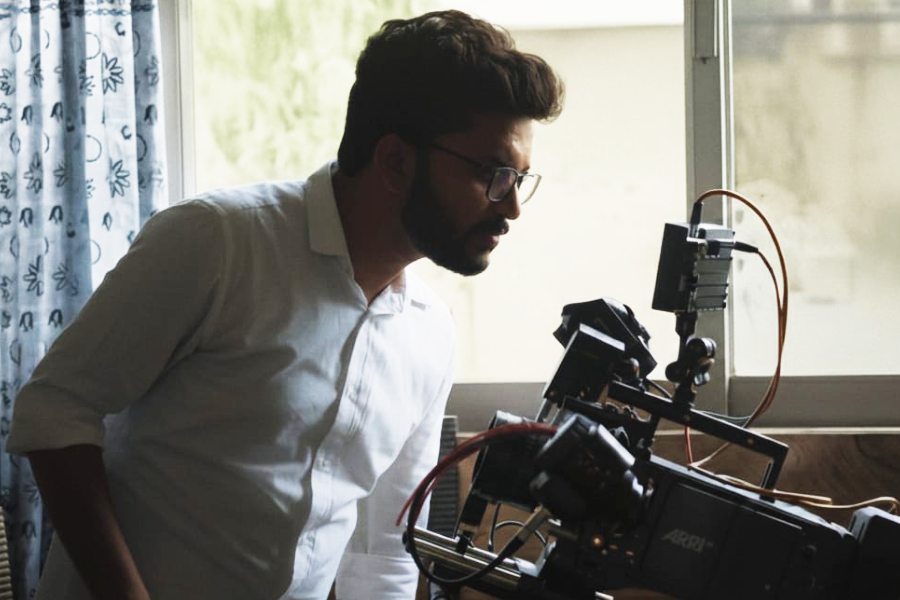 Shubham Sanjay Shevade on the set of ‘A Trial Before Monsoon’ (2021)  
