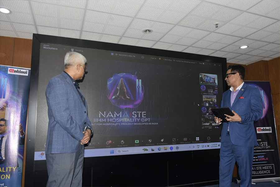 The Founder of IIHM, Dr Suborno Bose, discussed the growing role of artificial intelligence in hospitality