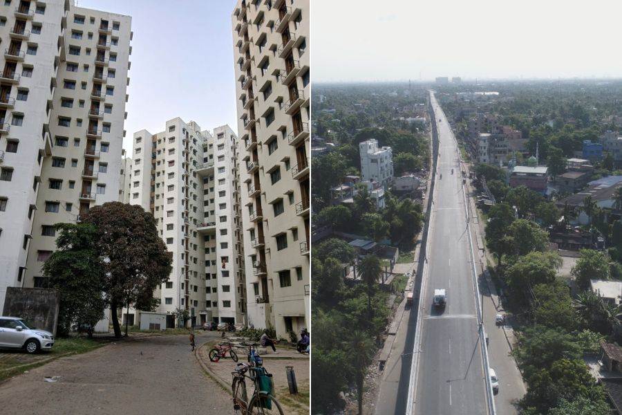 Calcutta Riverside, and the elevated road from Jinjira Mor to Batanagar