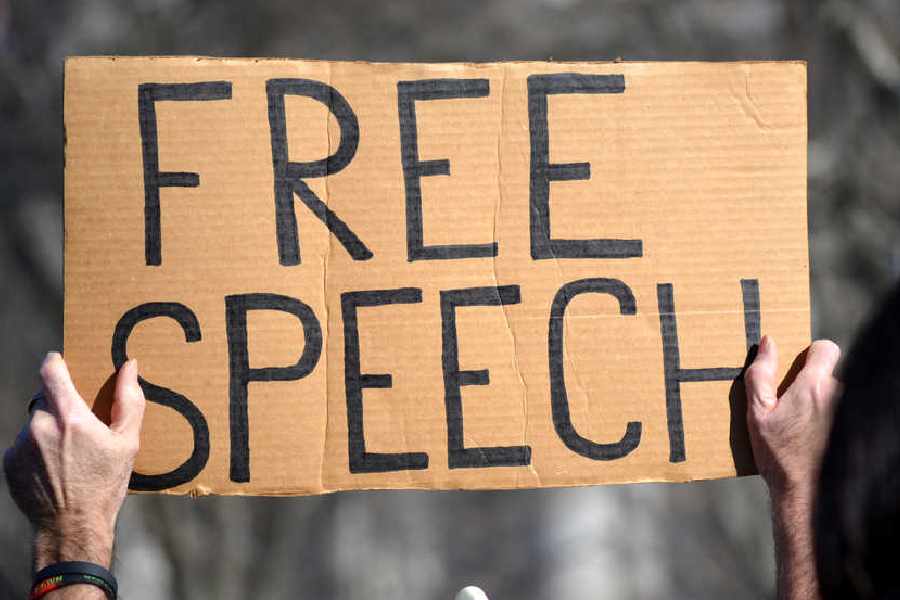 Free speech poster