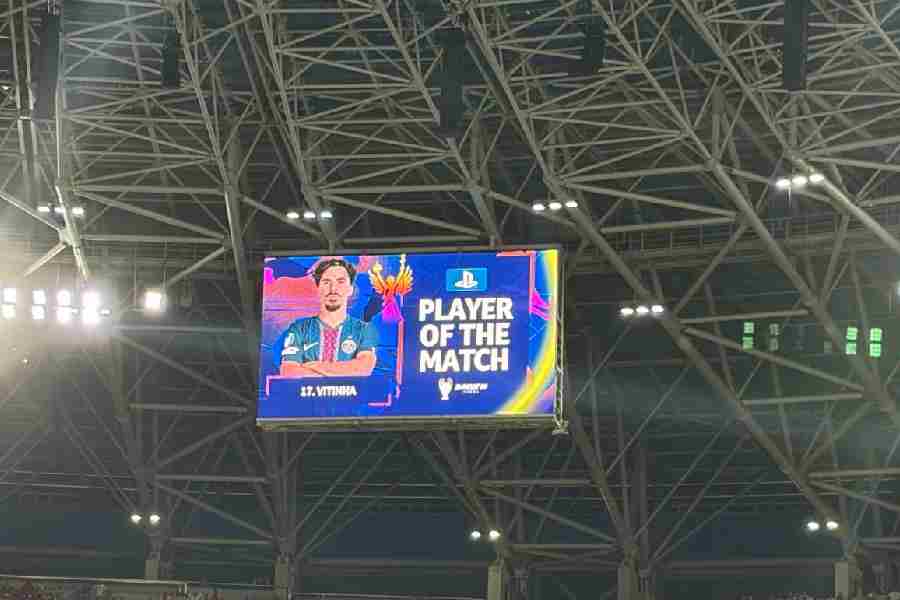 The Player of the Match went to Paris St Germain’s Vitinha 