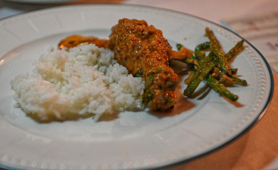 African Chicken with Jasmine rice