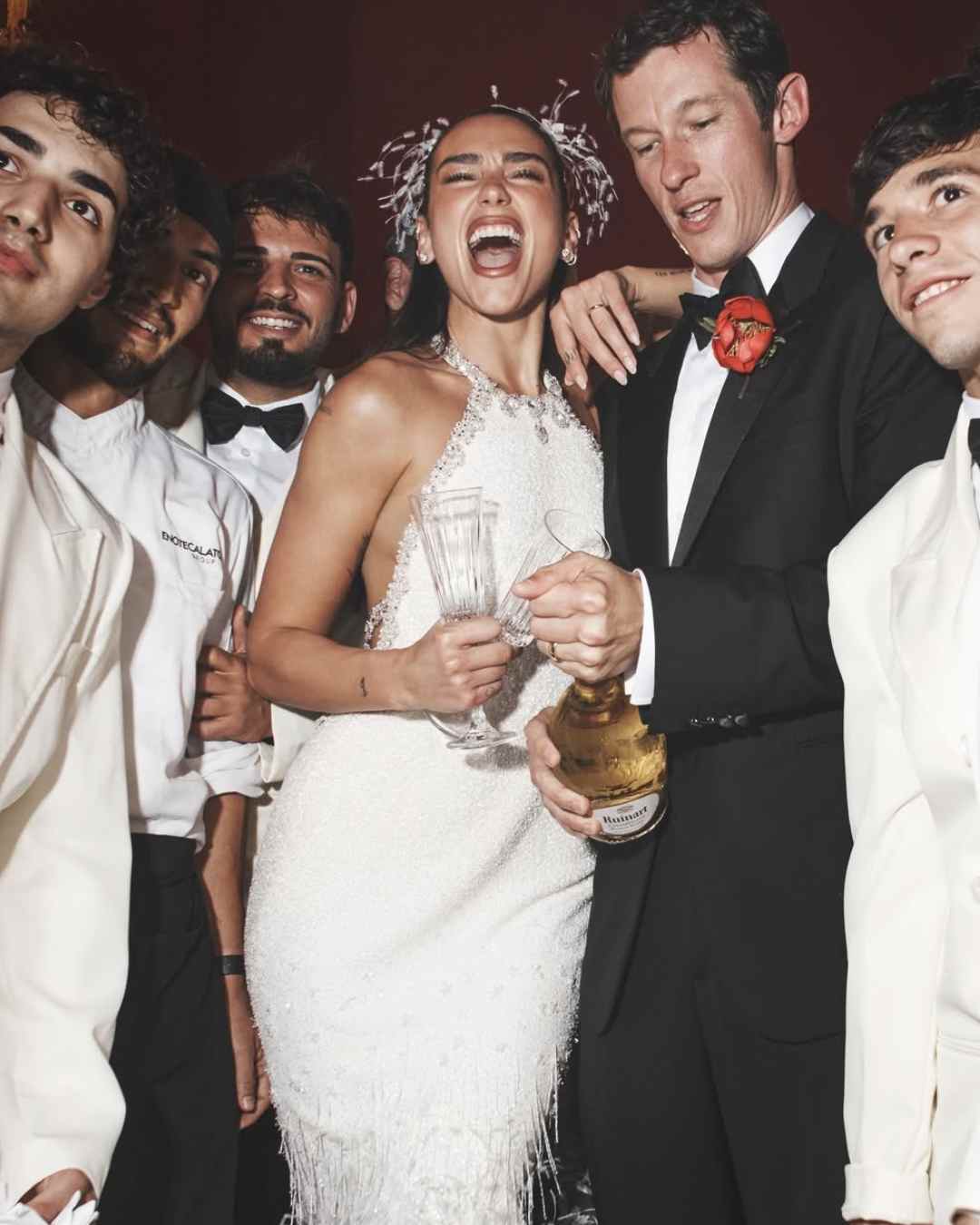 English singer-songwriter Dua Lipa has shared fresh photographs from her intimate wedding to actor Callum Turner