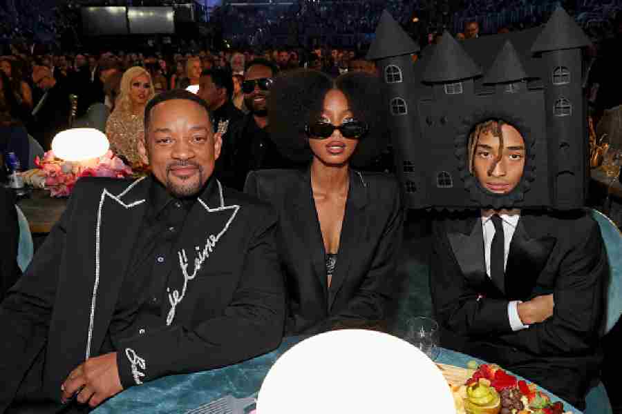 Will Smith with Willow Smith and Jaden