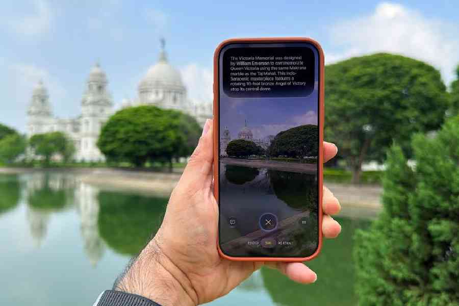 A new Siri option in the camera app can identify objects. 