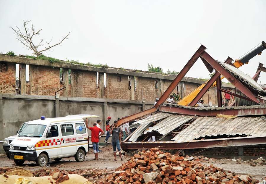 Transport Depot Road turned into a hub of emergency activity