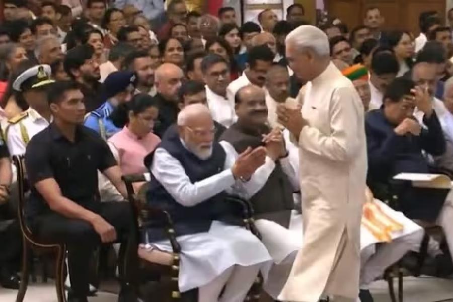 Anil Kumar Rastogi at Padma awards ceremony