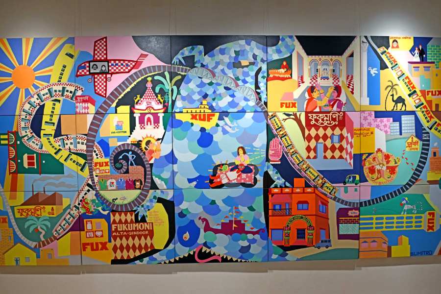 The exhibition brings together nineteenth-century masterpieces and contemporary works under one roof