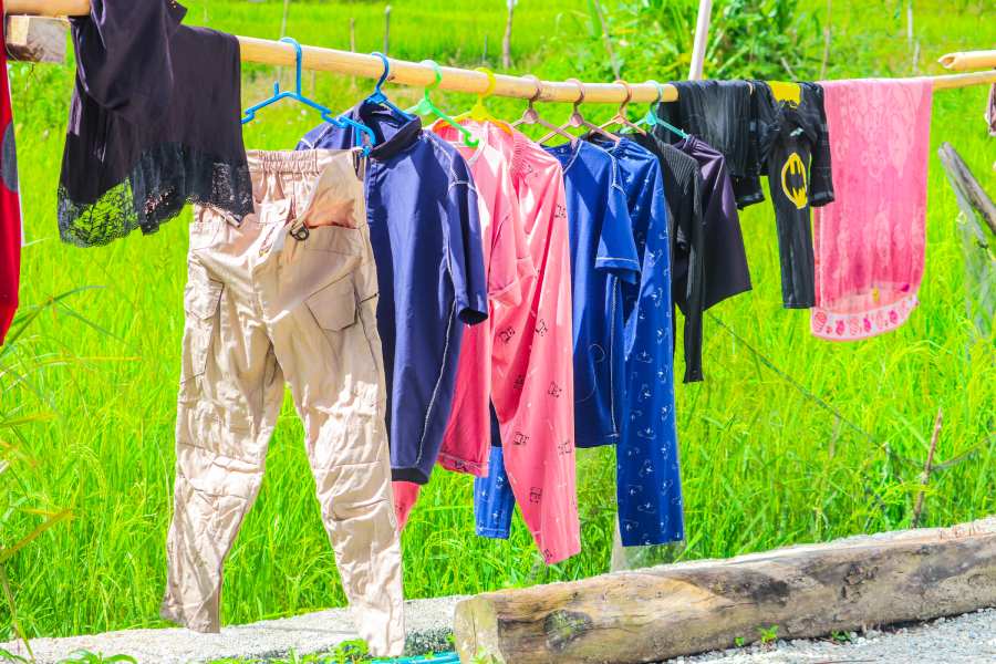 Sweat, wet clothing and regular exposure to rain are favourable for the growth of fungal spores