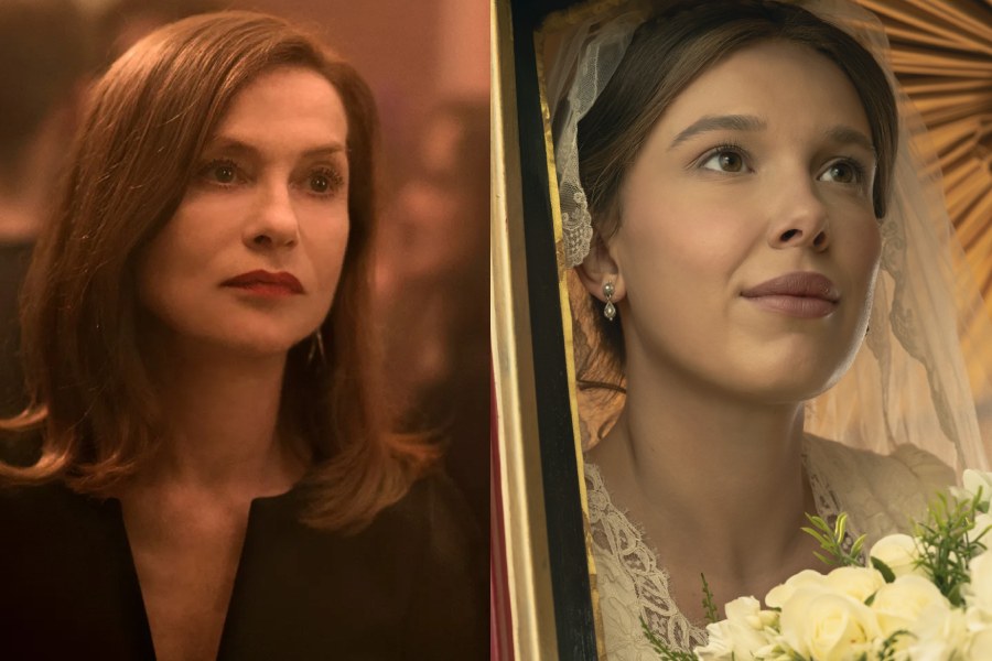 Stills from 'Elle'; 'Enola Holmes 3'