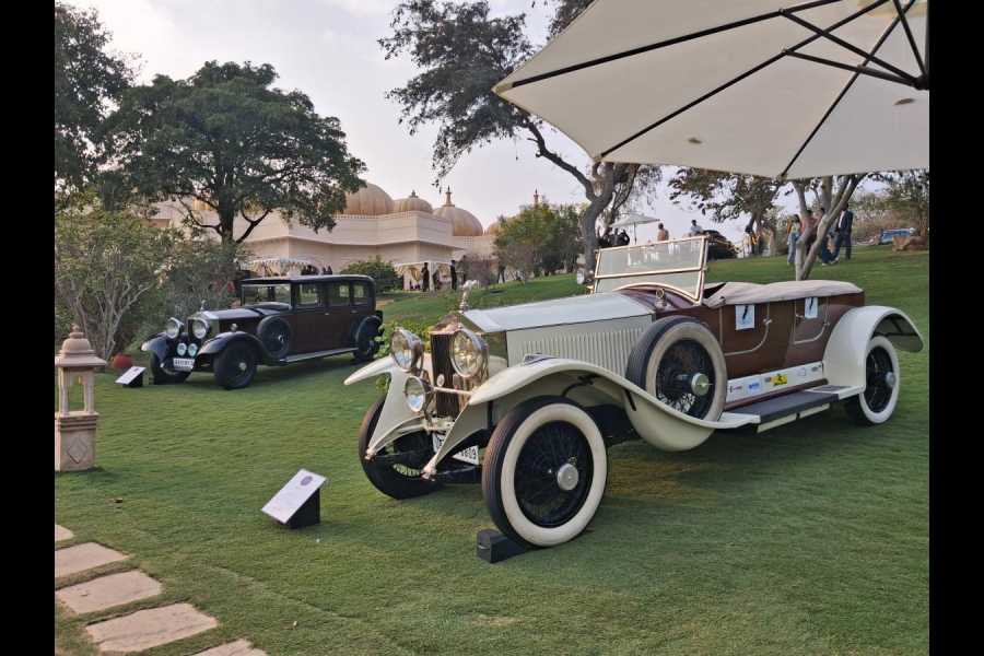 If there had been a theme at The Oberoi Concours d’Elegance 2026 at Oberoi Udaivilas in Udaipur, it would probably have been ‘Rolls-Royce’. From an early Silver Ghost to the latest Phantom VIII and the Spectre EV, the marque made up about a quarter of the cars on show and one could get up close to all of them.