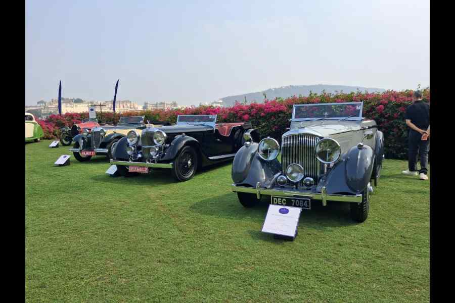 Pre-War European Classics were some of the best looking cars of the show and included (R-L) a 1939 Bentley 4.25-litre Drophead Coupe that eventually went on to win the Best of Show Automobile, a gorgeous 1936 Alvis 3.5-litre Speed 25 and a 1933 Standard Avon 16hp Sports Tourer  