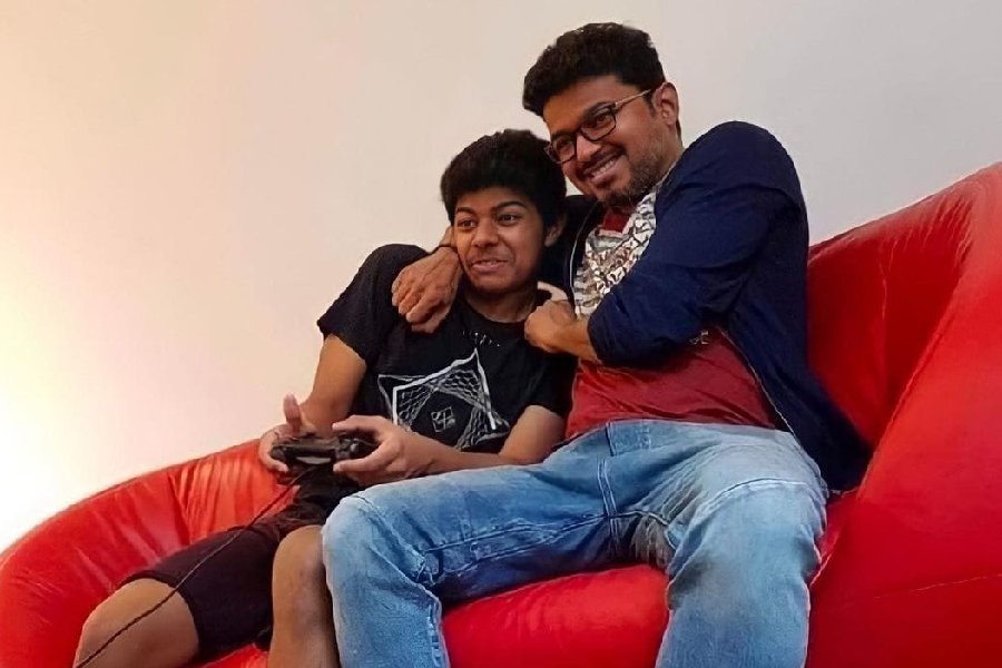 Thalapathy Vijay with son Jason Sanjay