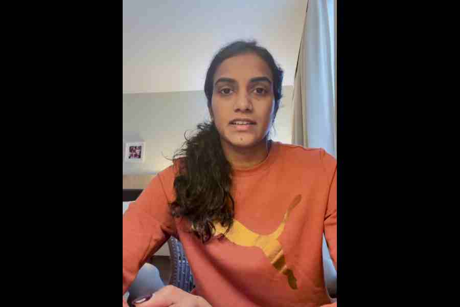 Two-time Olympic medallist PV Sindhu speaks regarding the "tense and scary" situation at the Dubai Airport after an explosion occurred close to where she and her coach were staying amid an unfolding crisis, in Dubai, UAE, Sunday, Mar. 1, 2026.