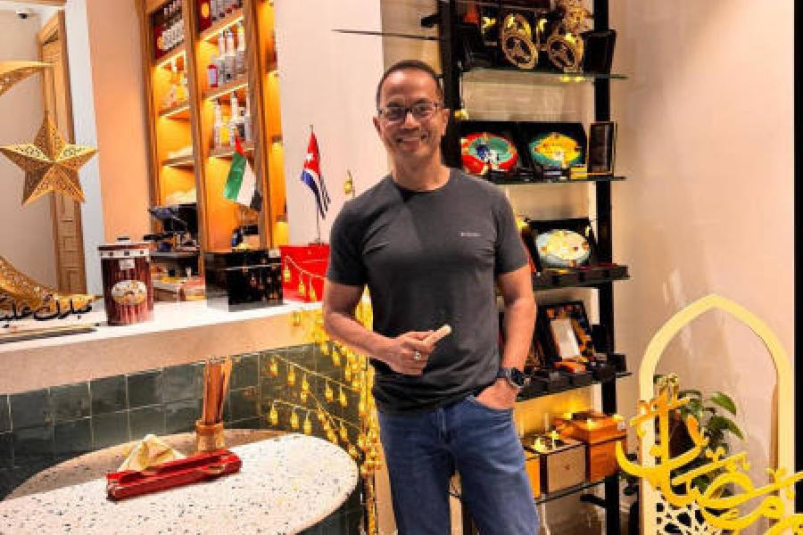 Satyaki Guha at a hotel in Dubai