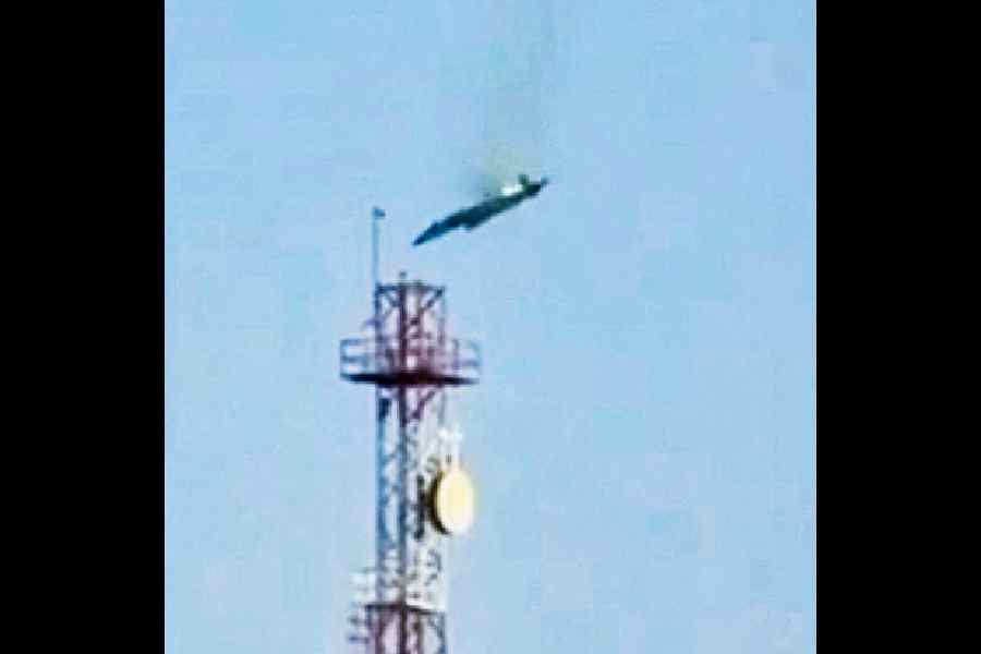 An American F-15E jet mistakenly shot down at Al Jahra, Kuwait, on Monday.