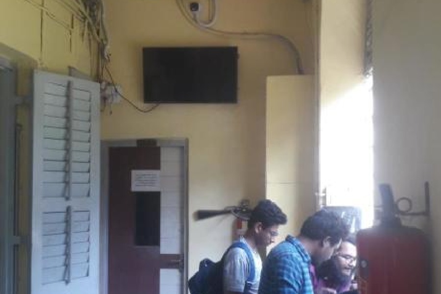 CCTV camera at Jadavpur University