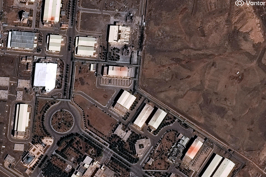 A satellite image shows a closer view of the Natanz Nuclear Facility with new building damage, amid the U.S.-Israeli conflict with Iran, near Natanz, Iran, March 2, 2026.