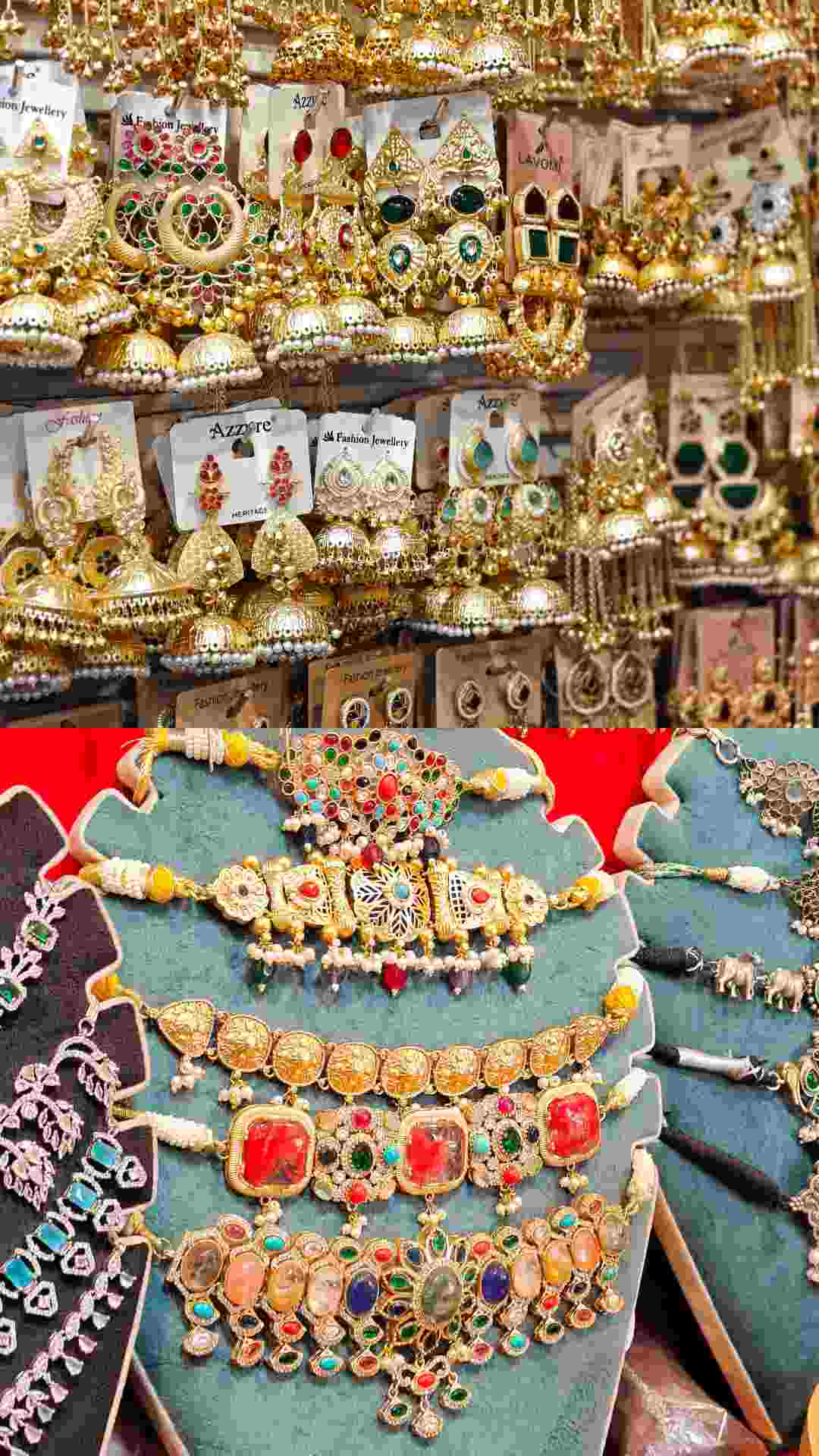 Kashmiri danglers and chokers