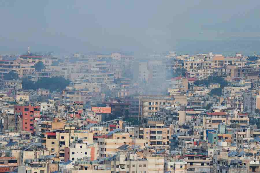 Smoke rises after an Israeli strike on Beirut's southern suburbs, following an escalation between Hezbollah and Israel amid the U.S.-Israeli conflict with Iran, Lebanon, March 4, 2026.
