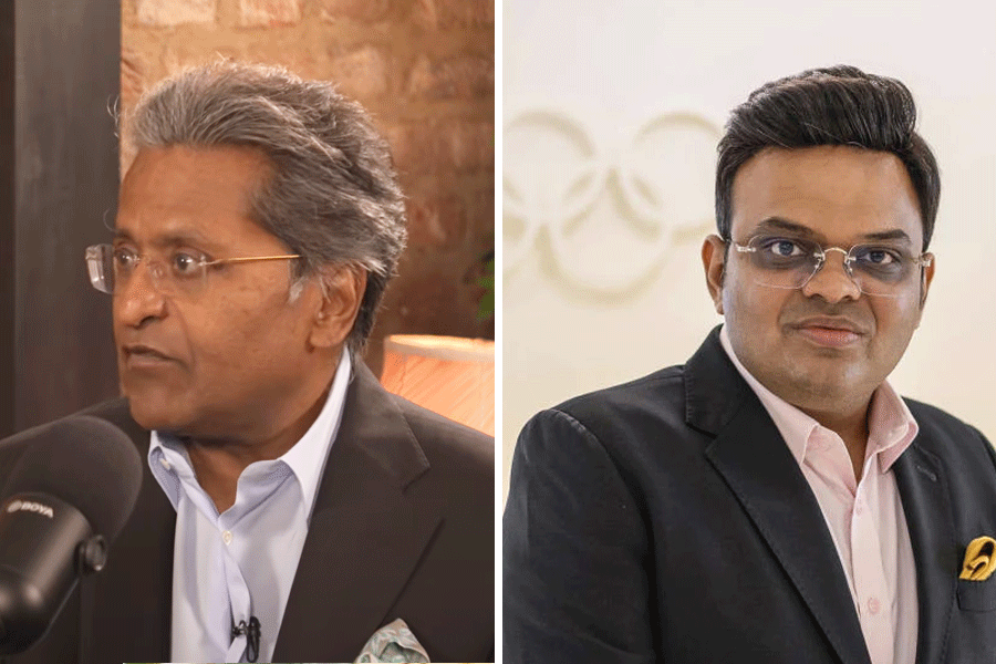 Lalit Modi (left), Jay Shah