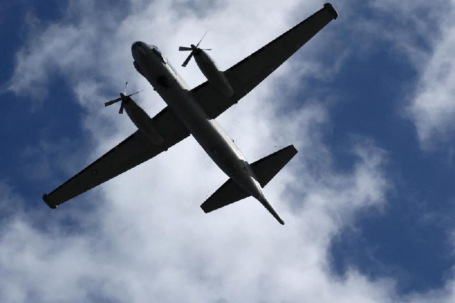 A Dassault Atlantique ATL 2 takes part in a French Army military training in Saint-Nazaire, France, February 19, 2026