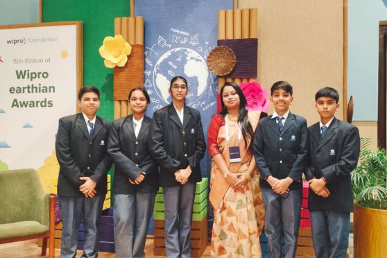 Out of nearly 2,000 project submissions received from schools across India, only 25 teams were selected as winners, each receiving a cash prize of ₹50,000. The winning team comprised Ayesha Khator, Aaghnya Nathany, Rachit Jain, Labham Poddar and Amogh Rathi, guided by mentor Poulomi Saha Datta. Their projects demonstrated scientific rigour, innovation and a deep commitment to environmental responsibility. Competing at a national level, the students showcased solutions rooted in sustainability and practical application, reflecting months of research and teamwork.