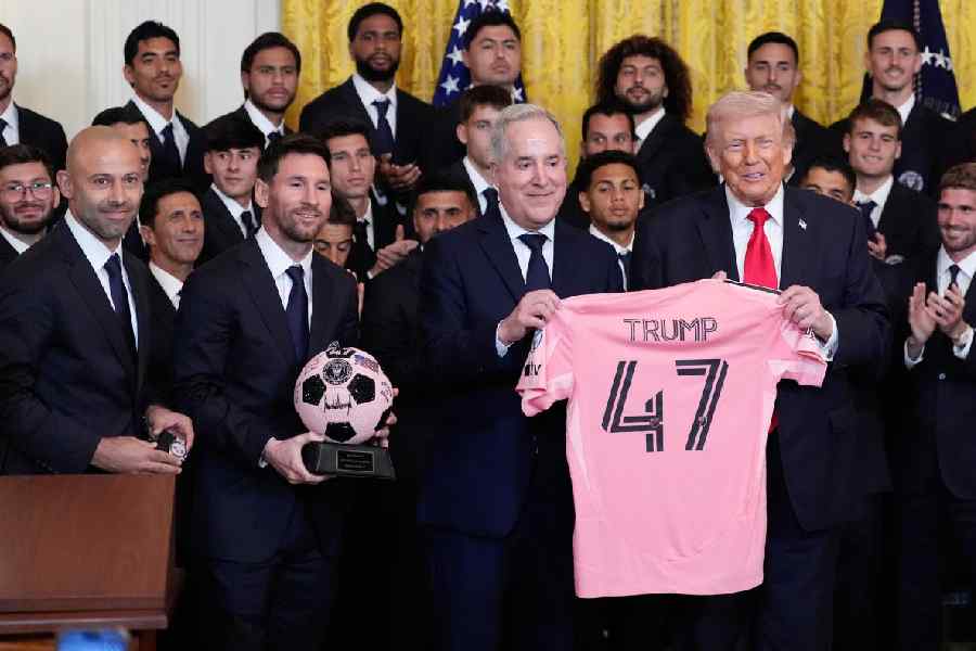 Trump Messi White House MLS Cup