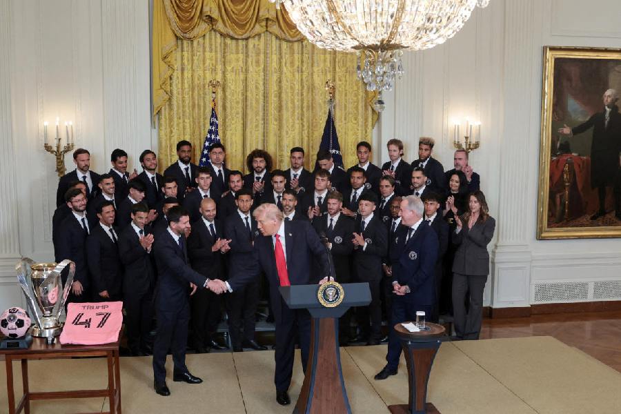 Trump Messi White House MLS Cup