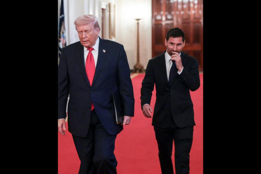 Trump Messi White House MLS Cup