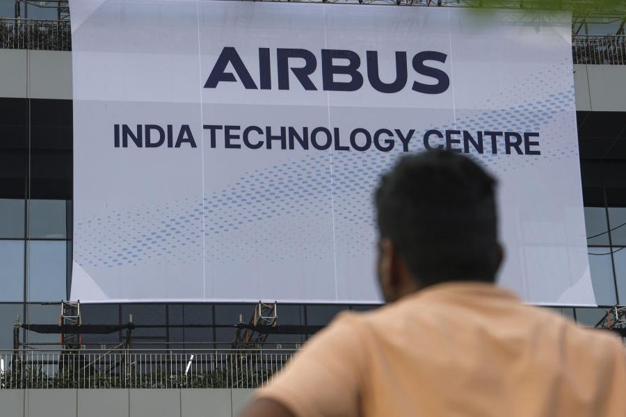 A man looks on during the inauguration of Airbus India Technology Centre, Bengaluru, Friday, March 6, 2026.