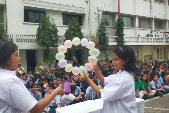 Students demonstrated key scientific principles through engaging presentations.