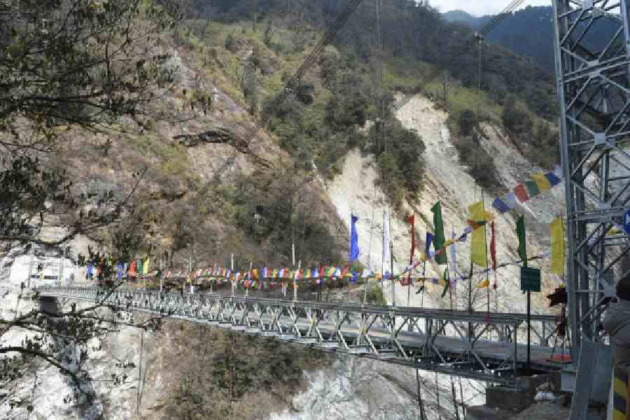 North Sikkim Taram Chu Steel Bridge regulations public notice