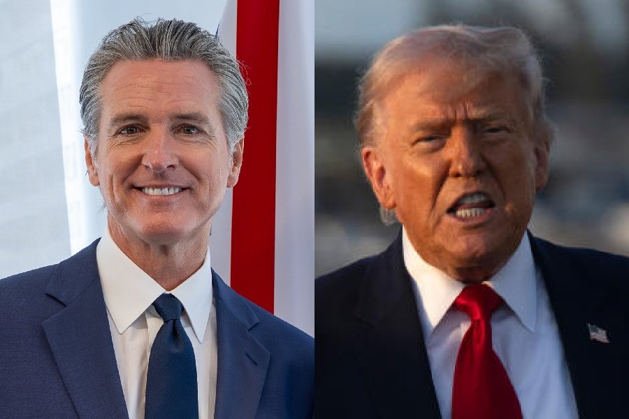 Gavin Newsom, Donald Trump