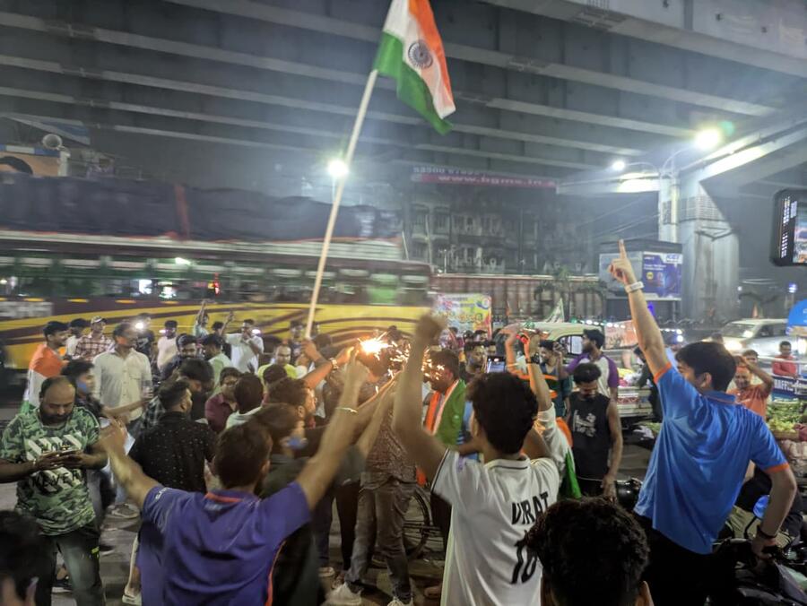 As captain Suryakumar Yadav lifted the trophy in Ahmedabad, Kolkatans celebrated the defeat of the Kiwis from the heart of the city that bled only blue on Sunday night.