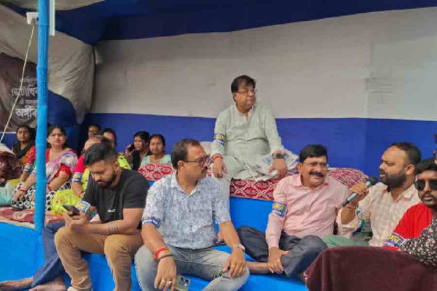 Dinhata Cooch Behar Udayan Guha hunger strike voter adjudication protest