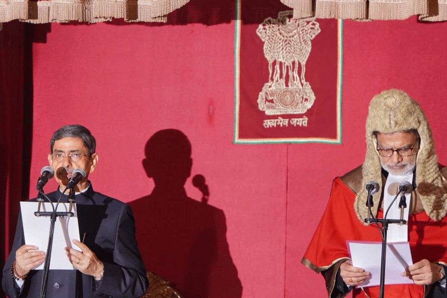 Chief Justice of Calcutta High Court, Sujoy Paul administered the oath, in Kolkata, West Bengal on March 12, 2026.