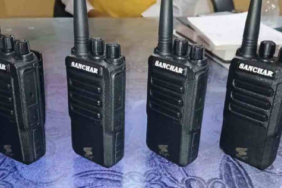Jateswar High School Falakata walkie talkies no mobile policy