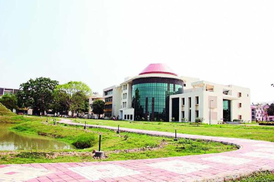 The administrative building of the IISER-K