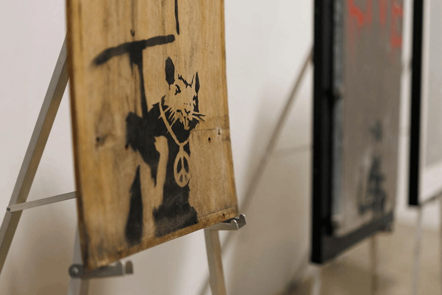 Artwork by Banksy up for auction in California