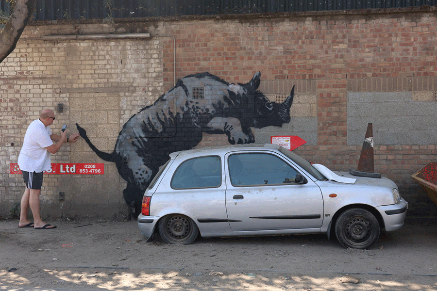 New artwork by Banksy in London