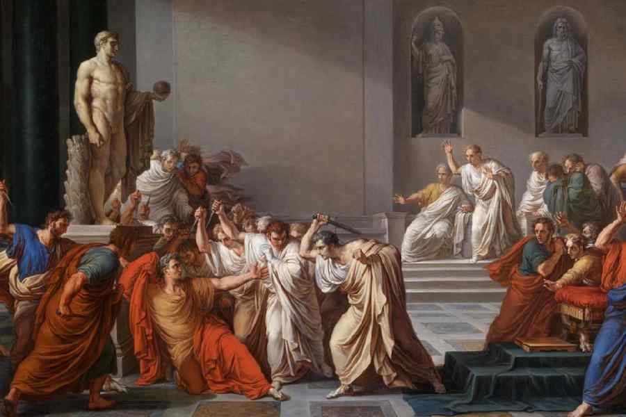 The Death of Julius Caesar by Vincenzo Camuccini, 1806