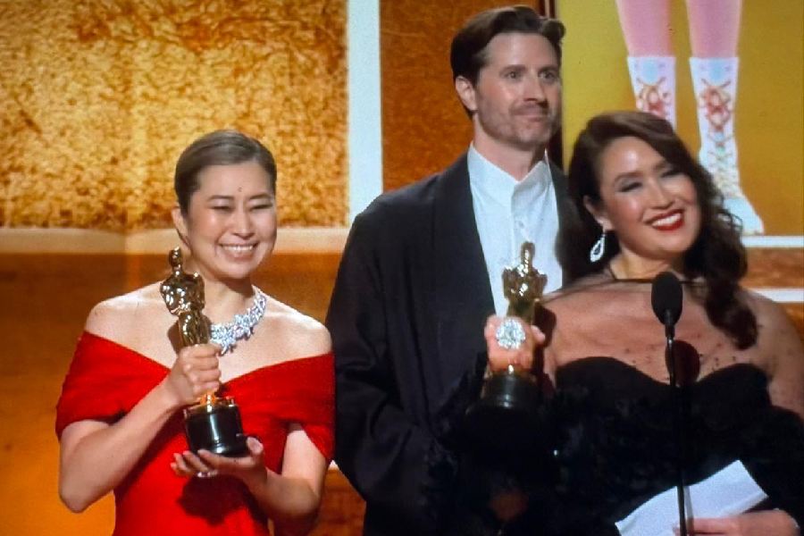 'KPop Demon Hunters' team at Oscars 2026