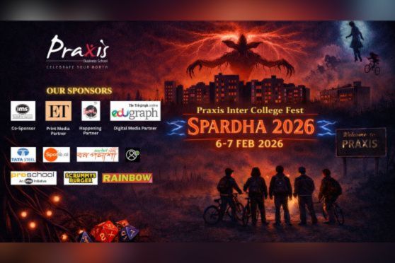 Spardha 2026 was supported by a strong network of sponsors and partners that helped elevate the scale of the festival. IMS joined as a co-sponsor, while partners included The Economic Times, Fever FM (104 Fever FM), TT online Edugraph, Tata Steel, IMS Pro School, Bengal Business School, Spotle AI, Jobreferal, Bonpolashi, Rainbow, GuideMe and Opus Paint. Their association played a significant role in making the festival a grand success.