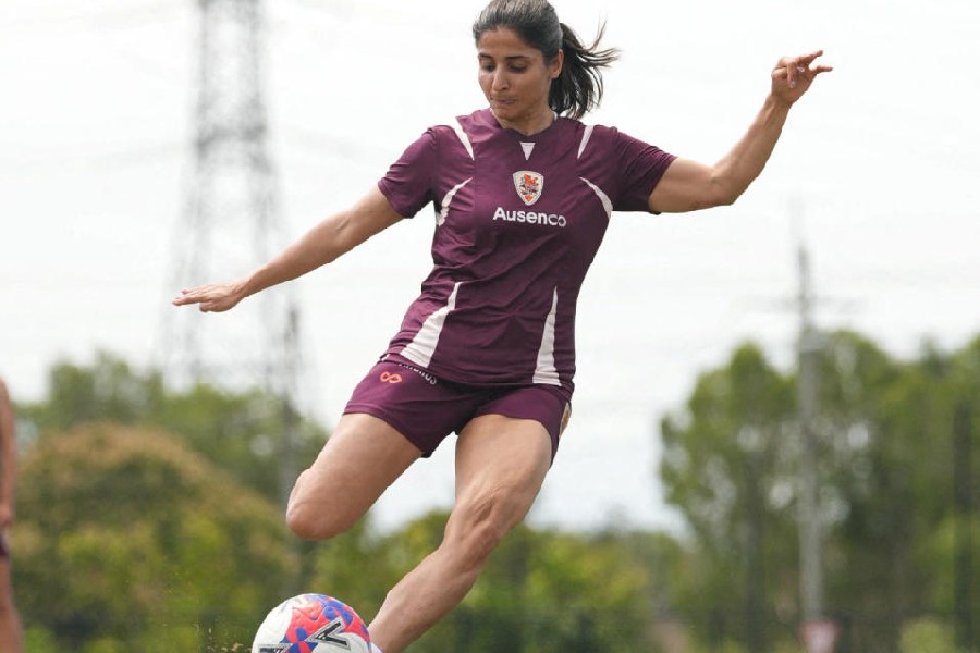 Iran women players in a training session in Australia