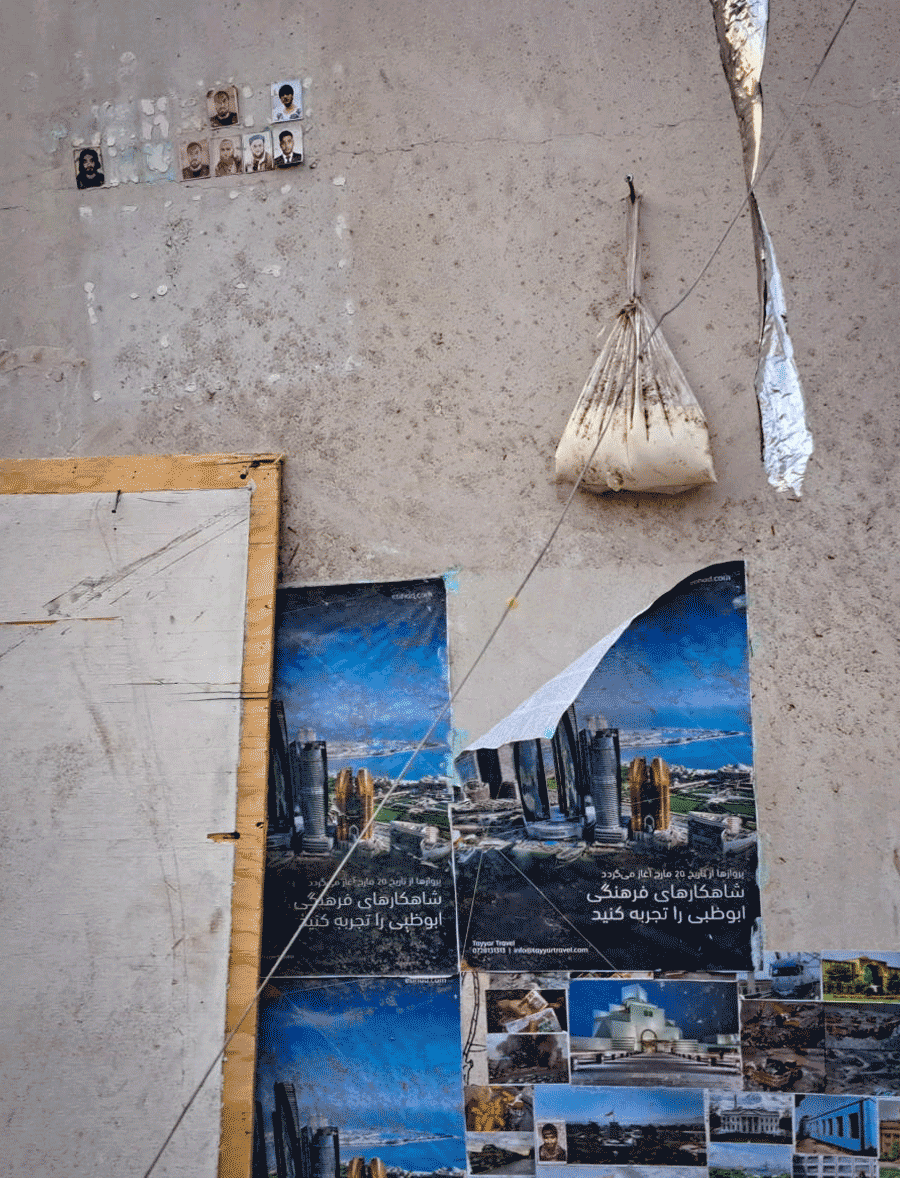 Aftermath of an air strike in Kabul