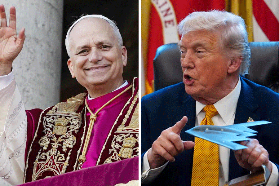 Pope Leo XIV and Donal Trump