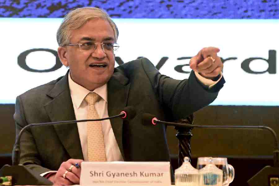 Chief Election Commissioner Gyanesh Kumar.