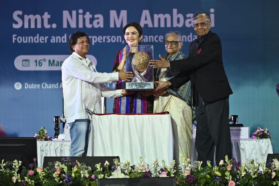 Nita M. Ambani awarded KISS Humanitarian Honour 2025