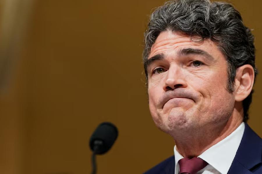 Joseph Kent attends a House Homeland Security hearing  on Capitol Hill in Washington, D.C., U.S. December 11, 2025
